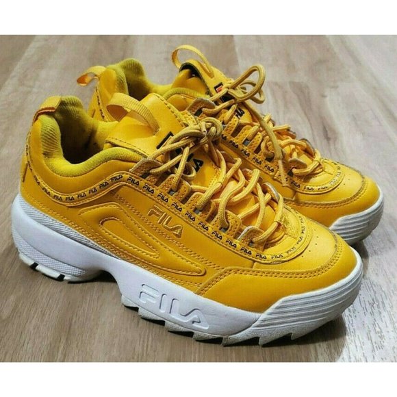 fila sneakers disruptor yellow